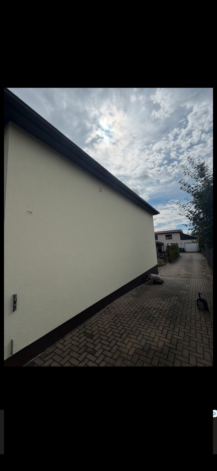 Fassadenarbeit